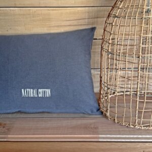 NATURAL COTTON GRAFITO FUNDA XL