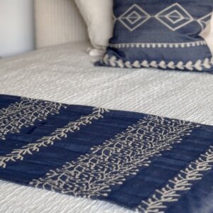 GALA AZUL PIE DE CAMA