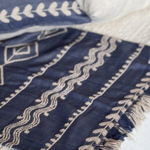 EMMA AZUL PIE DE CAMA